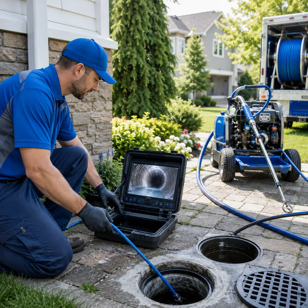 Outdoor drain cleaning professionals serving Lynco, WV